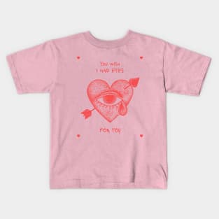 You Wish Valentines Day Heart Breaker Kids T-Shirt